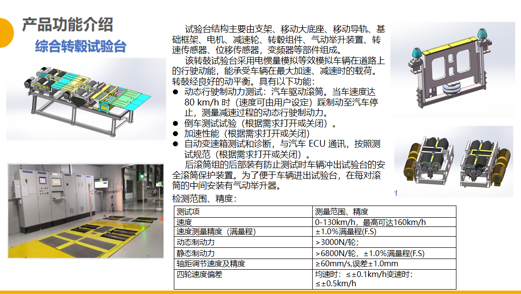 综合转毂试验台